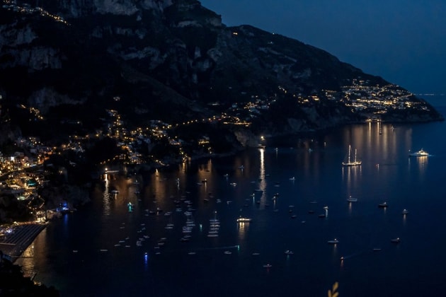 When Night Falls Over Positano